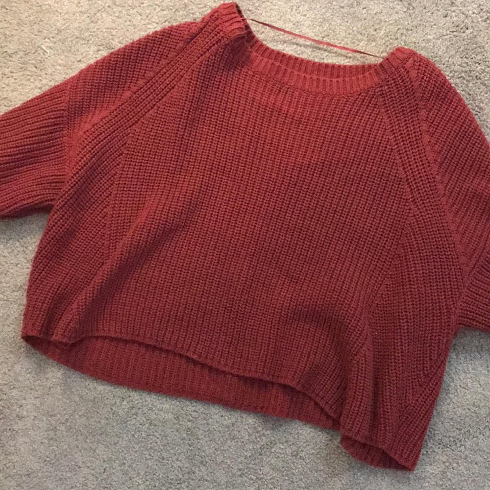 Free People cropped sweater